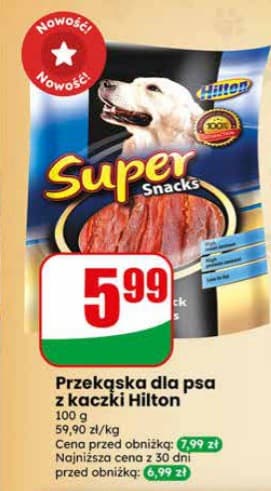 przekąska dla psa z kaczki