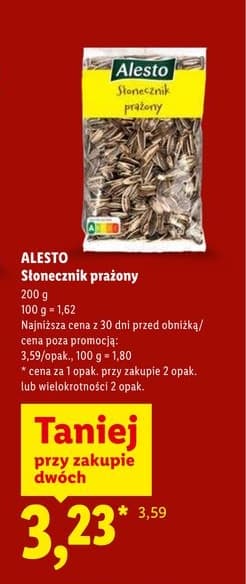 słonecznik prażony
