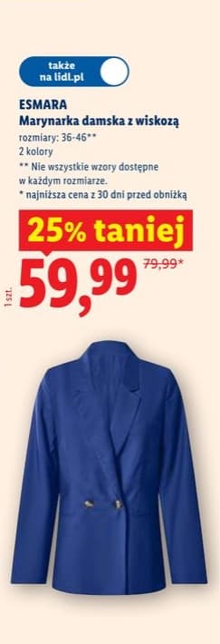 marynarka damska z wiskozą