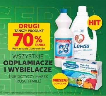 Wszystkie odplamiacze i wybielacze