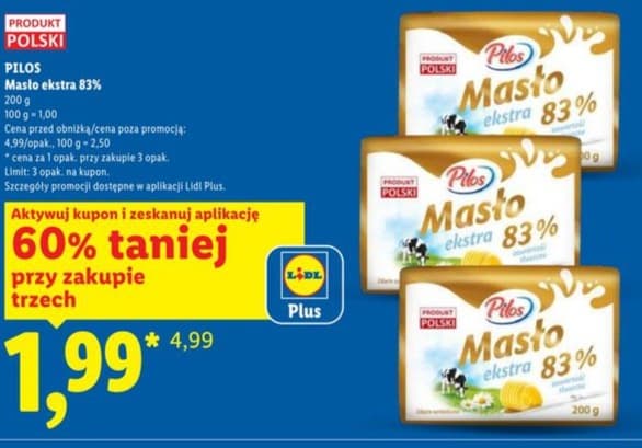 masło ekstra 83%