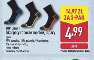 skarpety robocze męskie