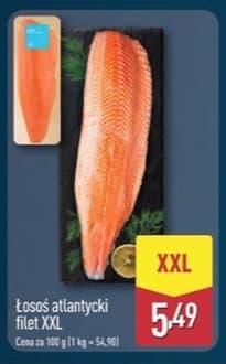 łosoś atlantycki filet XXL