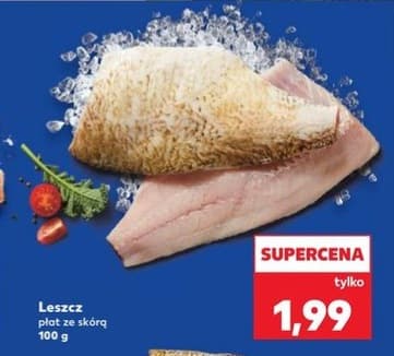 leszcz płat ze skórą