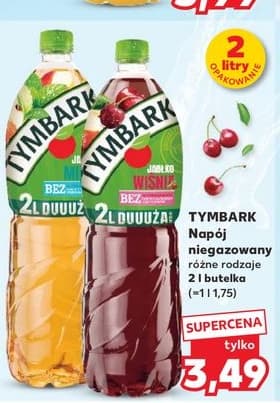 napój niegazowany duża wiśnia lub duży czarny bez