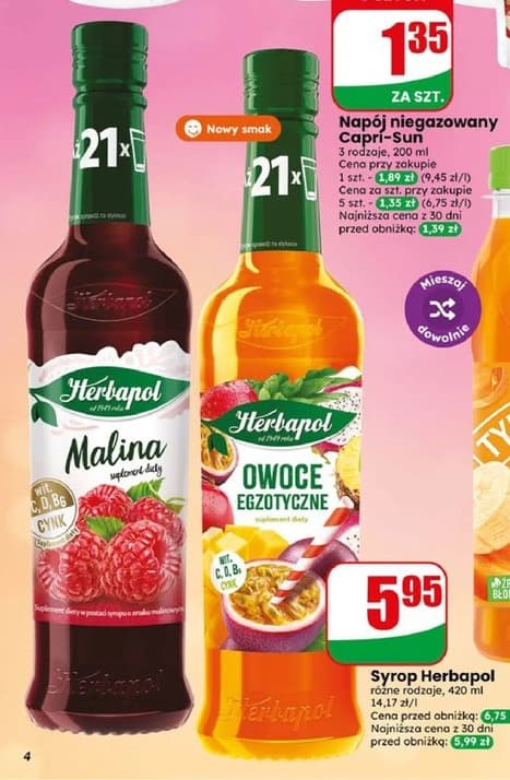sok egzotyczne owoce