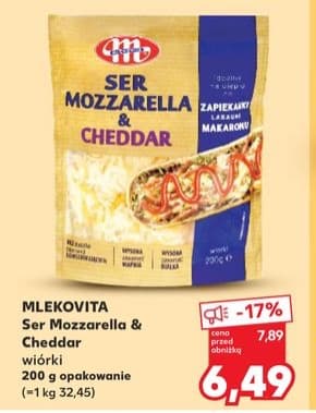 ser mozzarella & cheddar wiórki