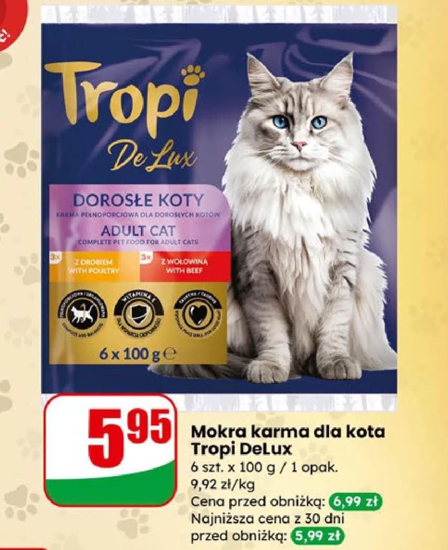 mokra karma dla kota dorosłe koty z wołowiną