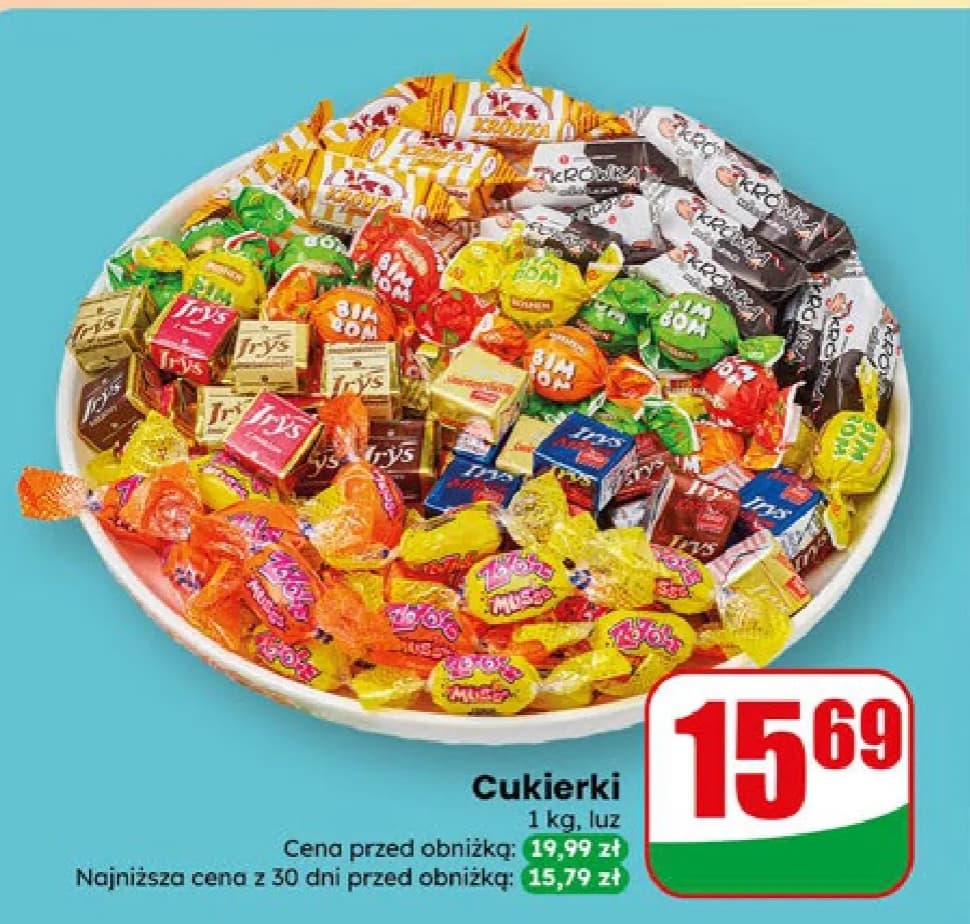 cukierki różne rodzaje