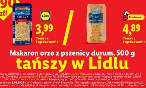 makaron orzo z pszenicy durum