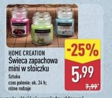 Home Creation świeca zapachowa mini w słoiczku