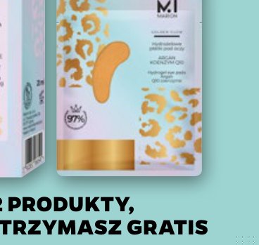 płatki pod oczy lub serum do twarzy