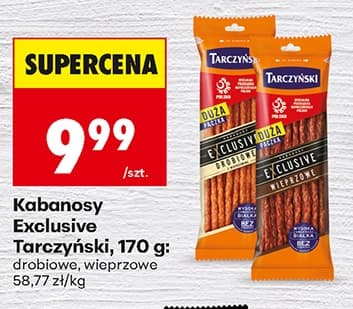 kabanosy drobiowe wieprzowe