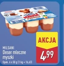 deser mleczne myszki