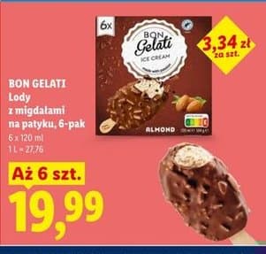 lody z migdałami na patyku