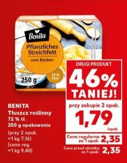 tłuszcz roślinny 72% tł.