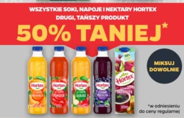 wszystkie soki, napoje i nektary