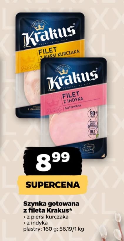 szynka gotowana z fileta z indyka