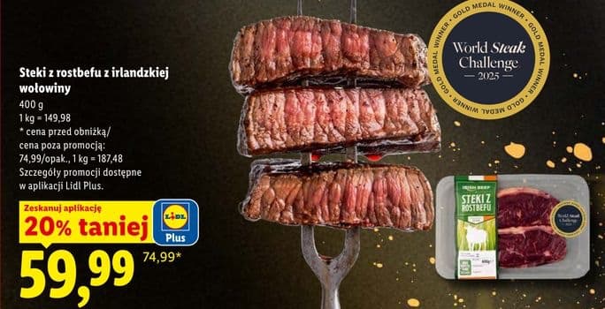 steki z rostbefu wołowego