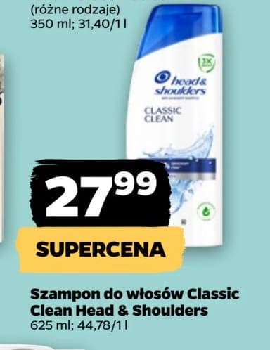 szampon do włosów classic clean