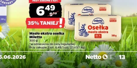 masło ekstra osełka