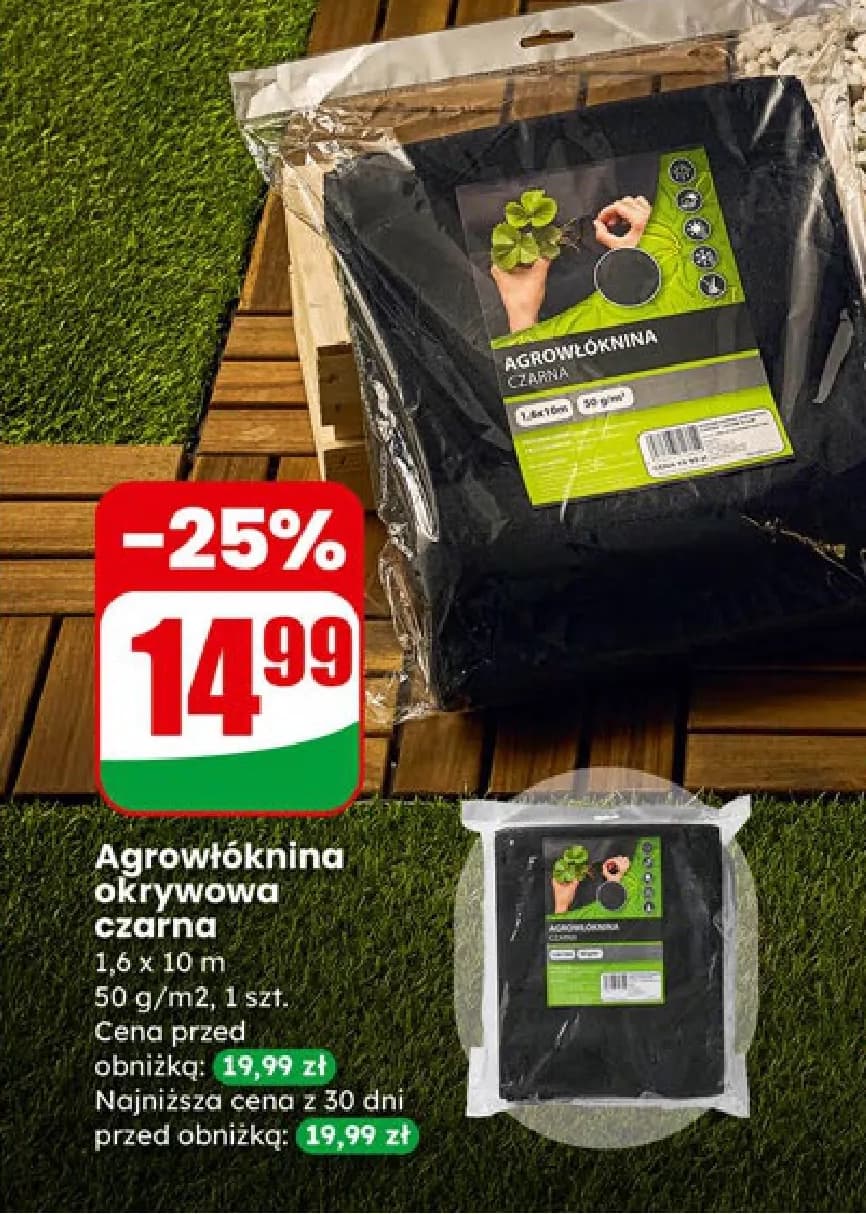 agrowłóknina okrywowa czarna