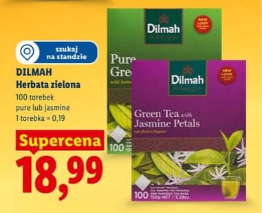 herbata zielona pure lub jasmine