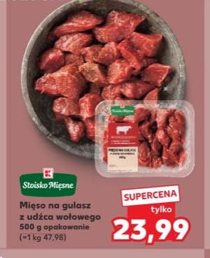 mięso na gulasz z udźca wołowego