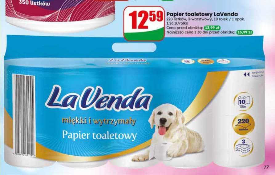 papier toaletowy miękki i wytrzymały