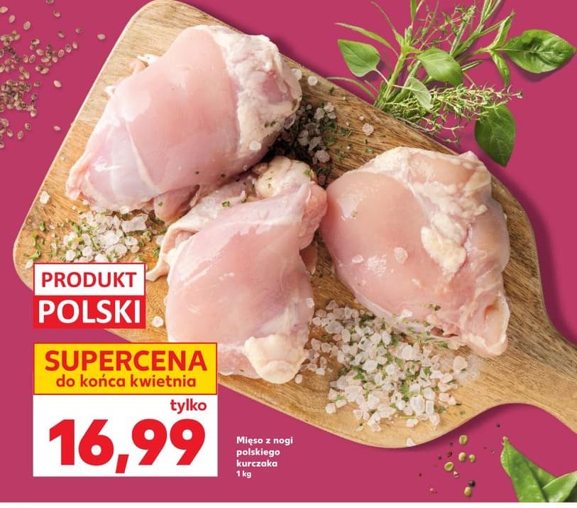 mięso z nogi polskiego kurczaka