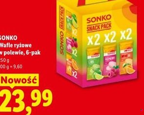 wafle ryżowe w polewie