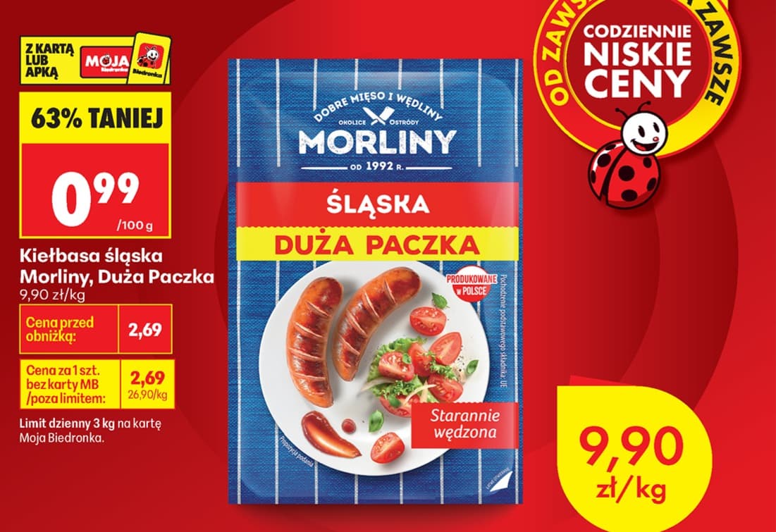 kiełbasa śląska duża paczka