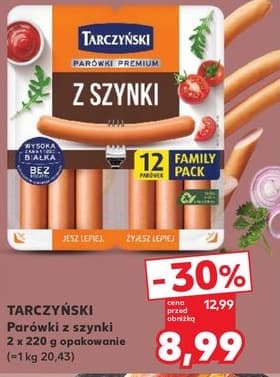 parówki z szynki