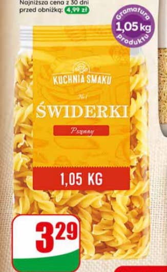 makaron pszenny świderki