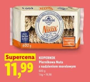 piernikowa nuta z nadzieniem morelowym