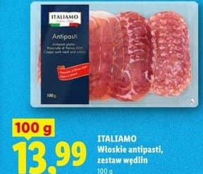 włoskie antipasti, zestaw wędlin