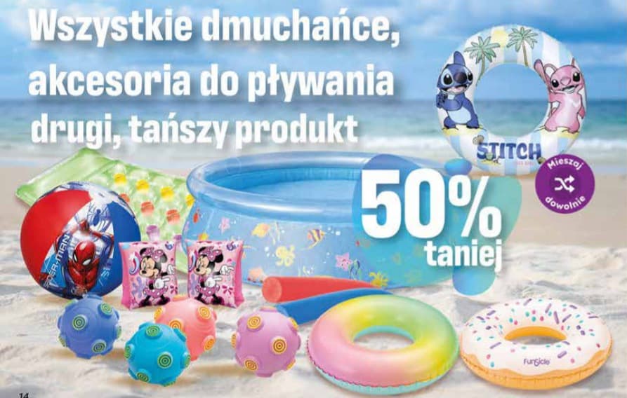 wszystkie dmuchańce i akcesoria do pływania