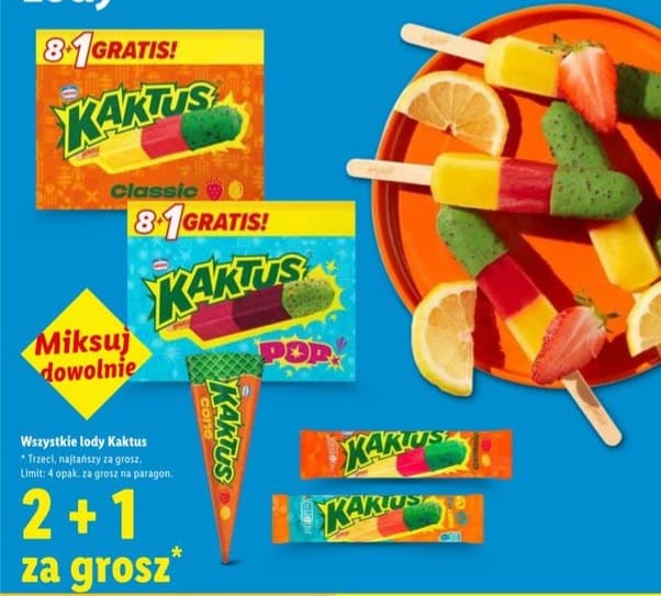 Wszystkie lody Kaktus