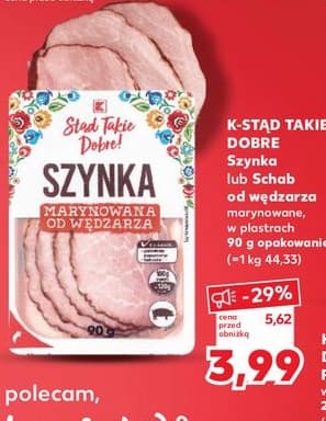 szynka marynowana od wędzarza w plastrach