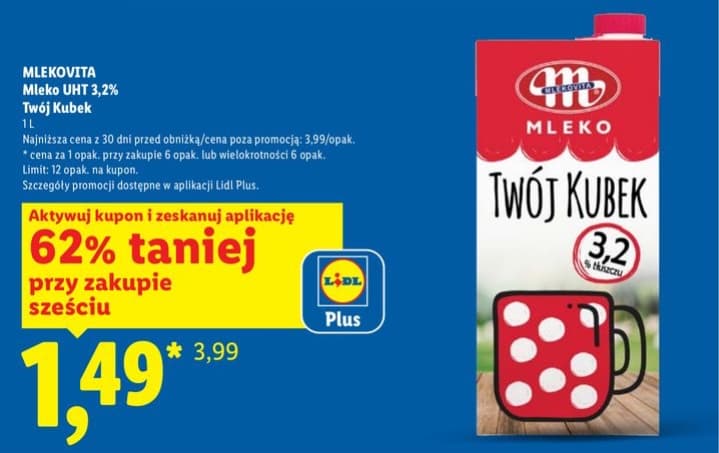 mleko UHT 3,2%