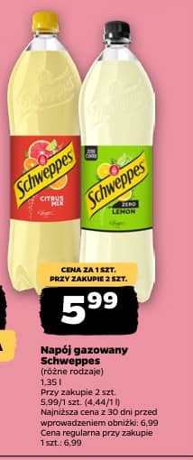 Schweppes napój gazowany 1.5l