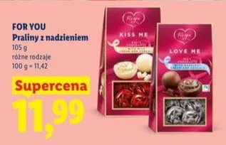 praliny z nadzieniem