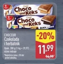 czekolada i herbatnik