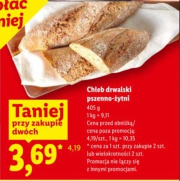chleb drwalski pszenno-żytni