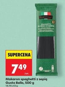 makaron spaghetti z sepią