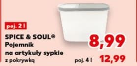 pojemnik na artykuły sypkie z pokrywką