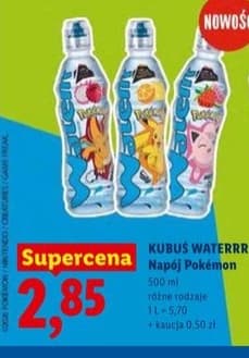 napój Waterrr Pokémon