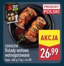rolady wołowe wolnogotowane