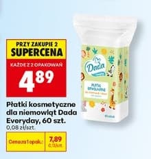 płatki kosmetyczne dla niemowląt