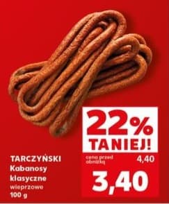 kabanosy klasyczne wieprzowe